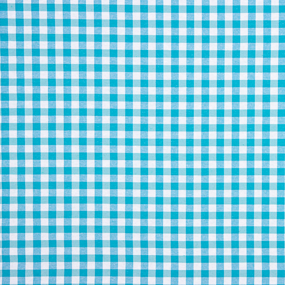 Canvas Plaid Maxi Türkis - Ribes y Casals