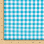 Canvas Plaid Maxi Türkis - Ribes y Casals