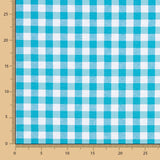 Canvas Plaid Maxi Türkis - Ribes y Casals