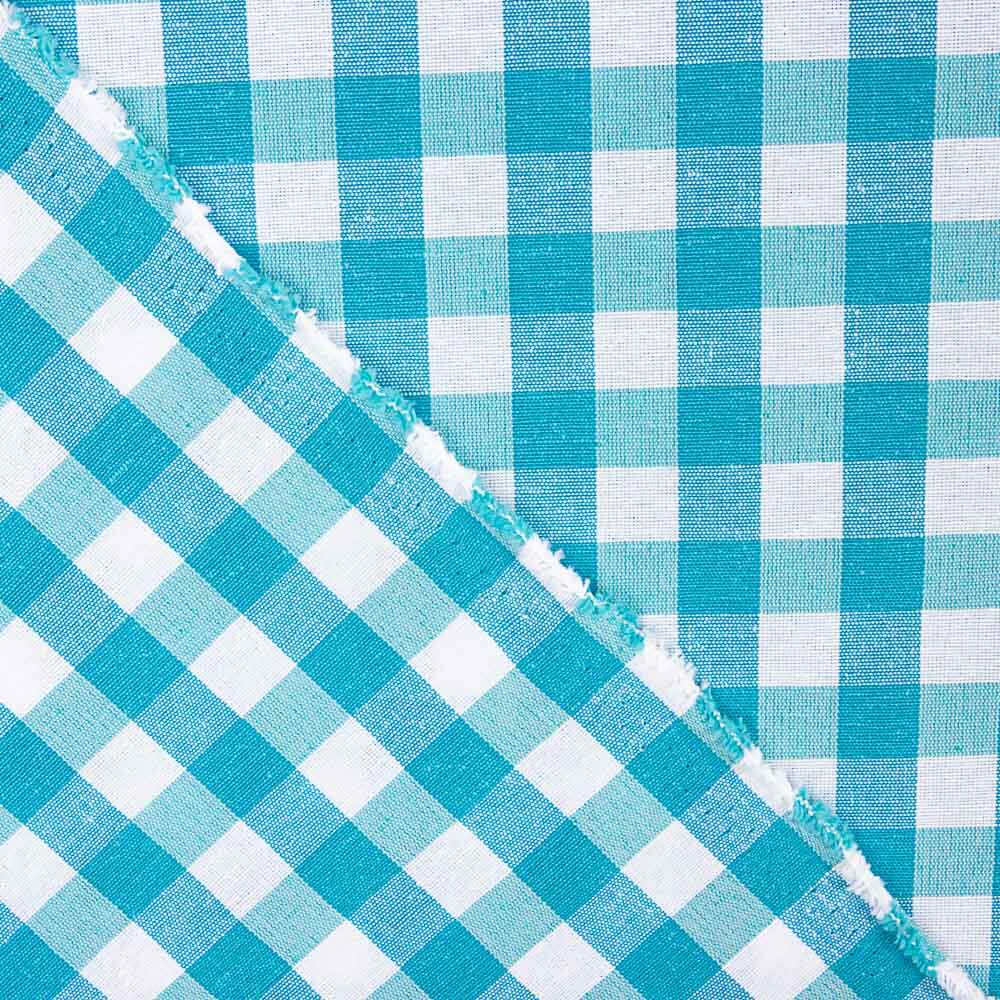 Canvas Plaid Maxi Türkis - Ribes y Casals