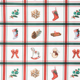 Weihnachten Leinwand karierte Bögen - Ribes y Casals