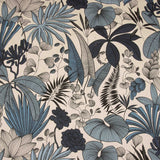 Canvas Culla Bedruckter Denim Blume - Ribes y Casals
