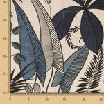 Canvas Culla Bedruckter Denim Blume - Ribes y Casals
