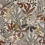 Canvas Culla Bedruckte Blume Braun - Ribes y Casals
