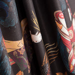 Samurai Dragon Canvas Schwarz - Ribes y Casals