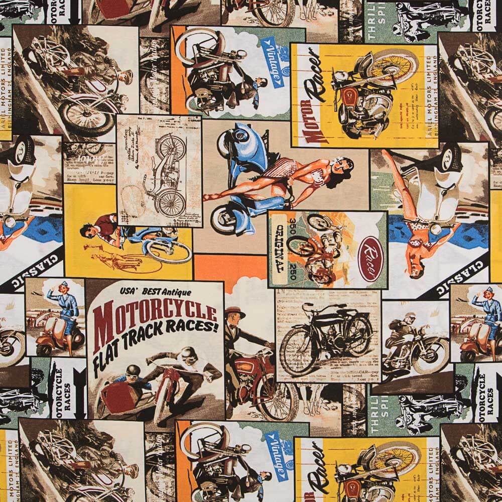 Estamapda-Motorrad-Leinwand - Ribes y Casals