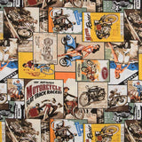 Estamapda-Motorrad-Leinwand - Ribes y Casals