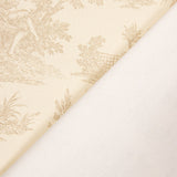 Bedrucktes Segeltuch Baumwolle Toile De Jouy Beige - Ribes y Casals