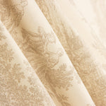 Bedrucktes Segeltuch Baumwolle Toile De Jouy Beige - Ribes y Casals