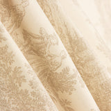 Bedrucktes Segeltuch Baumwolle Toile De Jouy Beige - Ribes y Casals