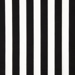 Bedrucktes Segeltuch Bicolor Schwarz-Weiß - Ribes y Casals