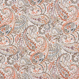 Bedrucktes Kaschmirsegeltuch Beige Orange - Ribes y Casals