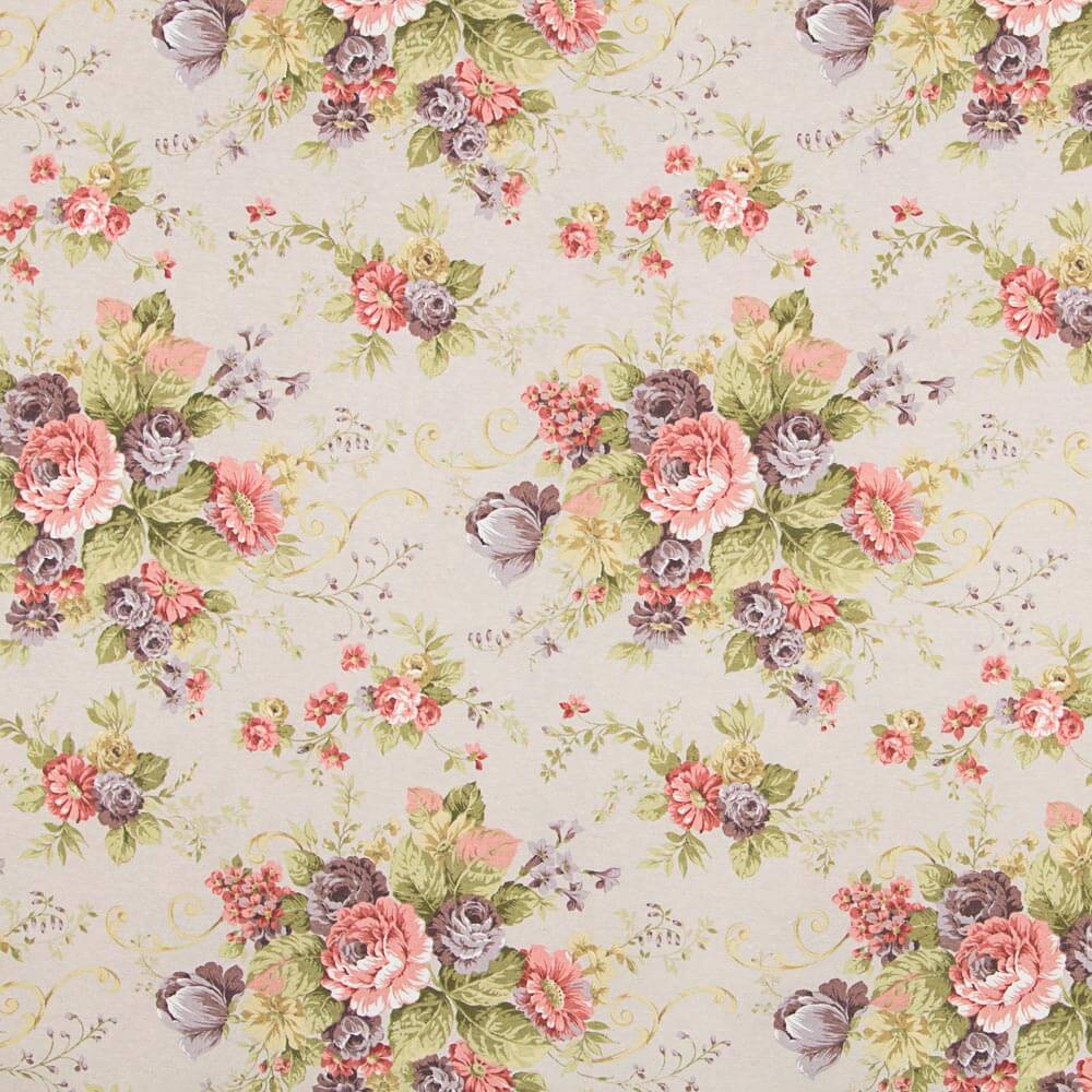 Cretona Bedrucktes Segeltuch Cretona Beige - Ribes y Casals