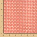Koralle Geometrisch bedrucktes Segeltuch - Ribes y Casals
