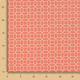 Koralle Geometrisch bedrucktes Segeltuch - Ribes y Casals
