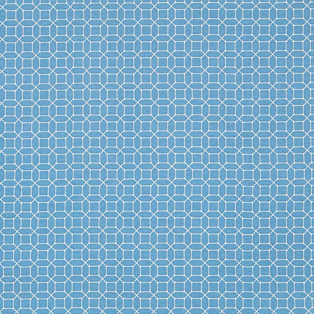 Denim Geometrisch bedrucktes Segeltuch - Ribes y Casals