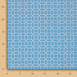 Denim Geometrisch bedrucktes Segeltuch - Ribes y Casals