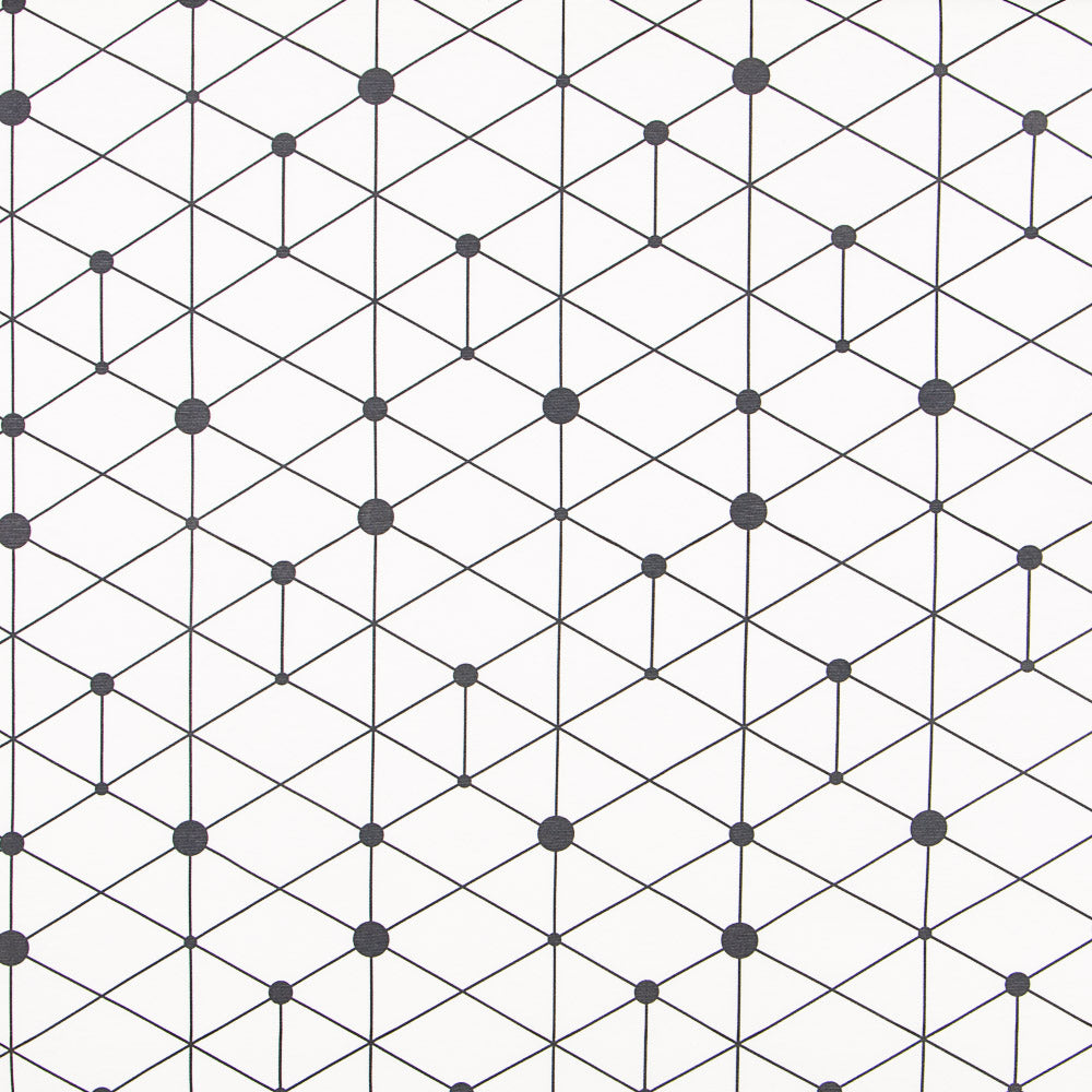 Geometrisches bedrucktes Segeltuch Weiß - Ribes y Casals