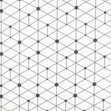 Geometrisches bedrucktes Segeltuch Weiß - Ribes y Casals