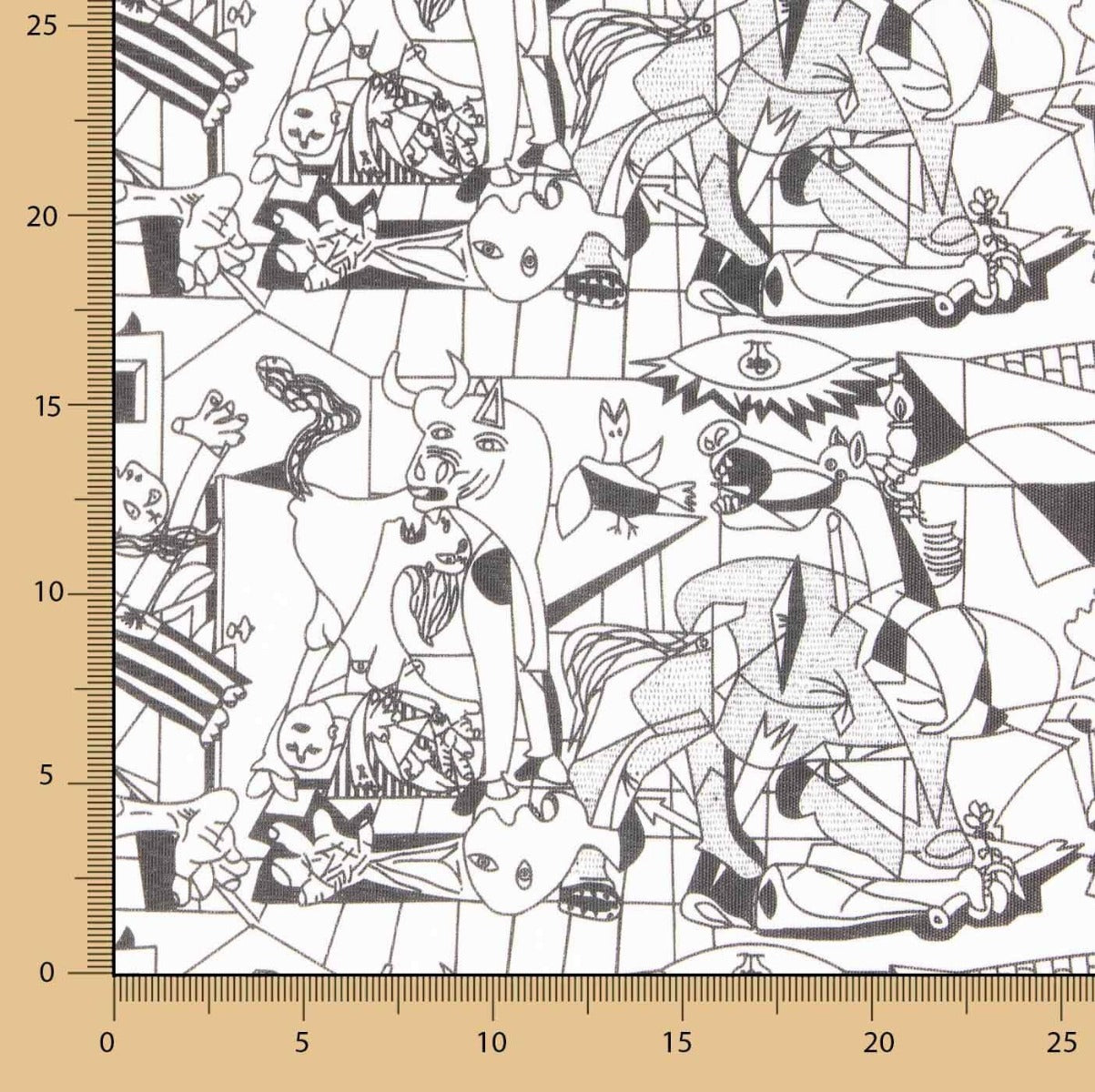 Bedrucktes Segeltuch Guernica - Ribes y Casals
