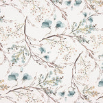 Bedrucktes Segeltuch Hanami Aquarell Grau - Ribes y Casals