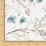 Bedrucktes Segeltuch Hanami Aquarell Grau - Ribes y Casals