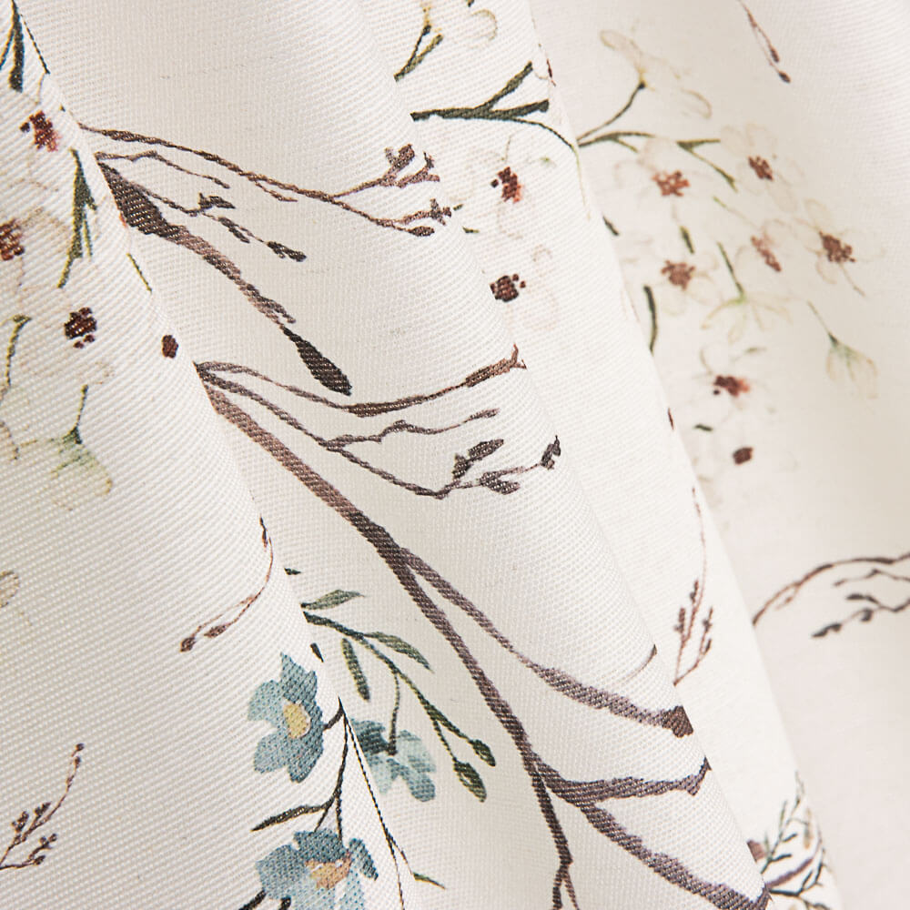 Bedrucktes Segeltuch Hanami Aquarell Grau - Ribes y Casals