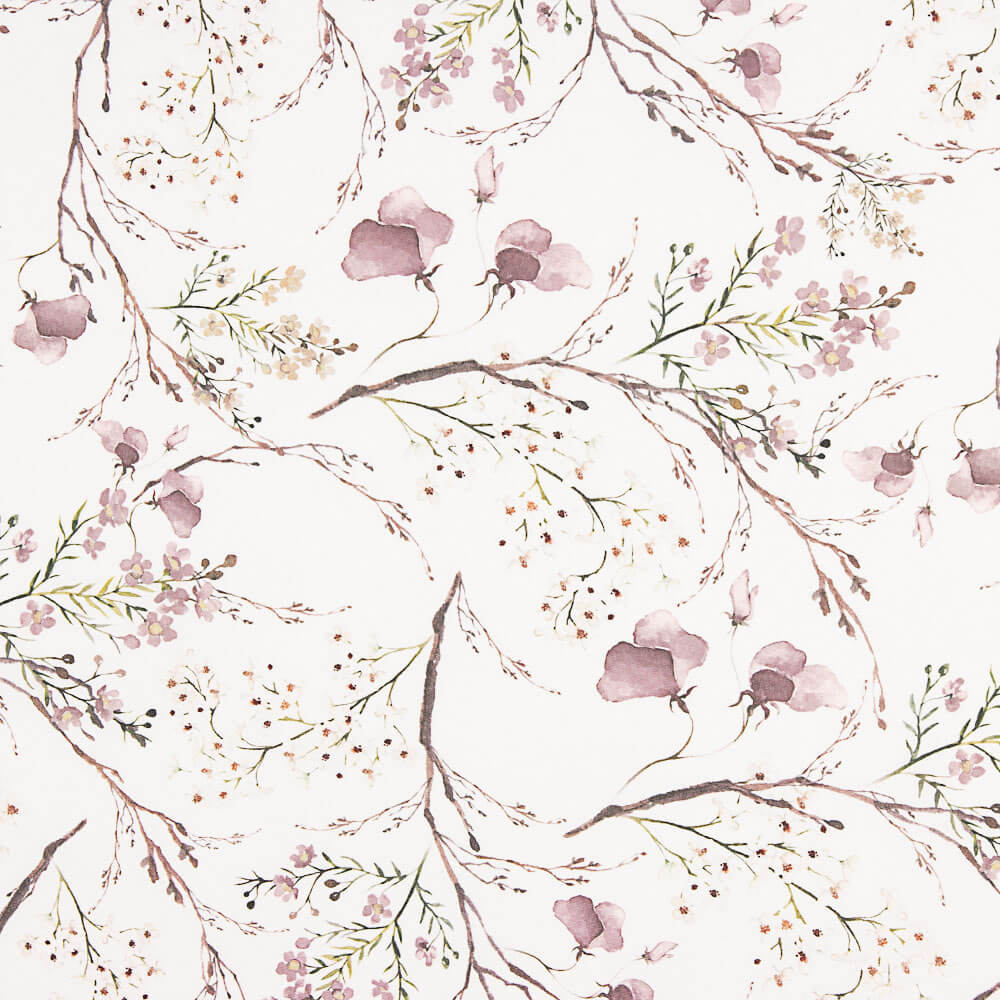 Bedrucktes Segeltuch Hanami Aquarell Rosa - Ribes y Casals