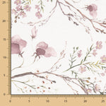 Bedrucktes Segeltuch Hanami Aquarell Rosa - Ribes y Casals