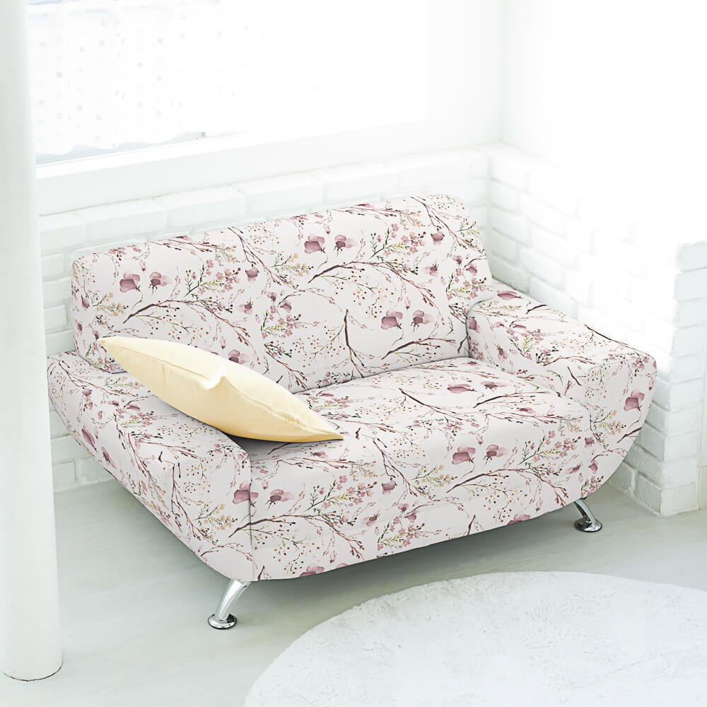 Bedrucktes Segeltuch Hanami Aquarell Rosa - Ribes y Casals