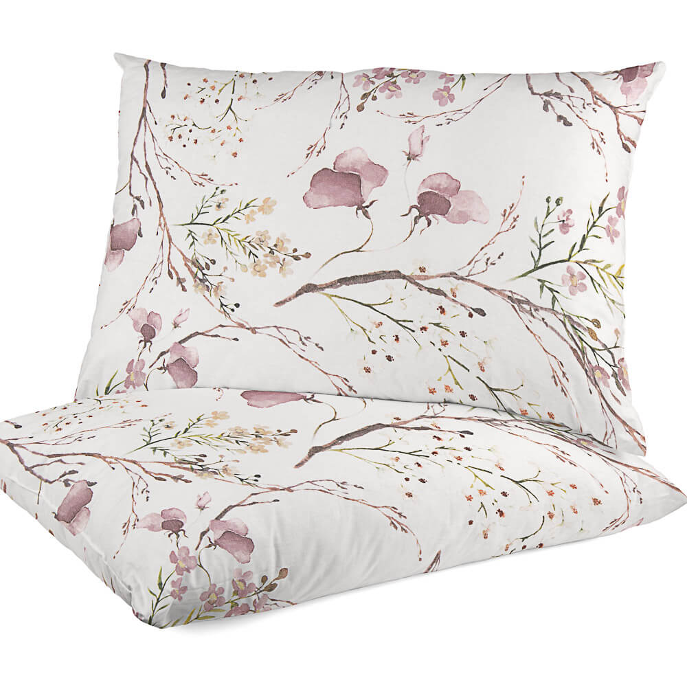 Bedrucktes Segeltuch Hanami Aquarell Rosa - Ribes y Casals