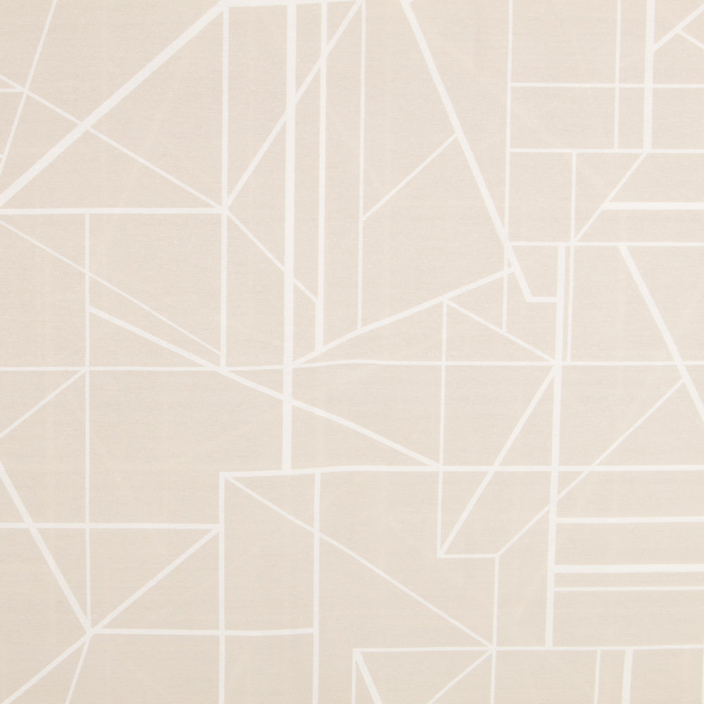 Bedrucktes Segeltuch Hipotenuse Beige - Ribes y Casals
