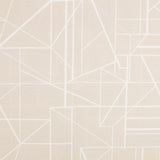 Bedrucktes Segeltuch Hipotenuse Beige - Ribes y Casals