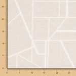 Bedrucktes Segeltuch Hipotenuse Beige - Ribes y Casals