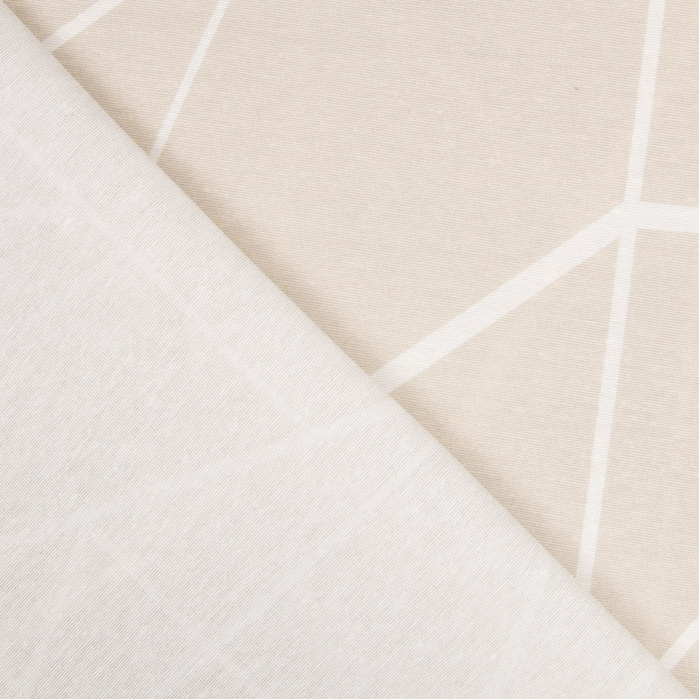 Bedrucktes Segeltuch Hipotenuse Beige - Ribes y Casals
