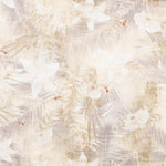 Bedrucktes Segeltuch Leaves Beige - Ribes y Casals