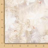 Bedrucktes Segeltuch Leaves Beige - Ribes y Casals