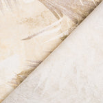 Bedrucktes Segeltuch Leaves Beige - Ribes y Casals