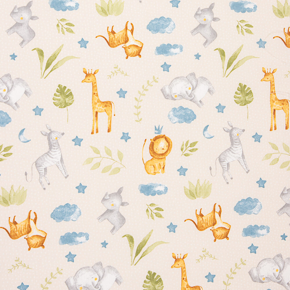 Kinderzoo bedruckte Leinwand - Ribes y Casals