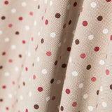 Bedruckte Leinwand mit rustikalen Polka Dots - Ribes y Casals