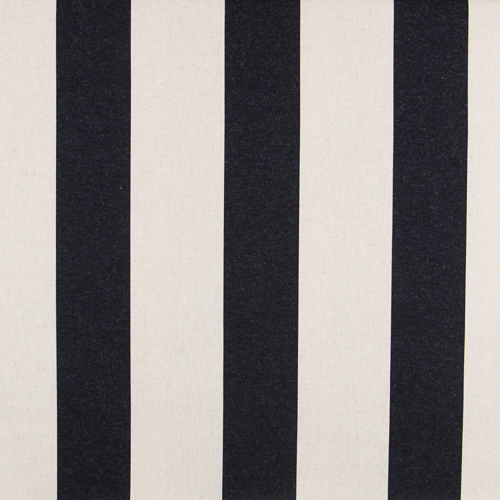 Bedrucktes Segeltuch Maxi Stripe Blau - Ribes y Casals