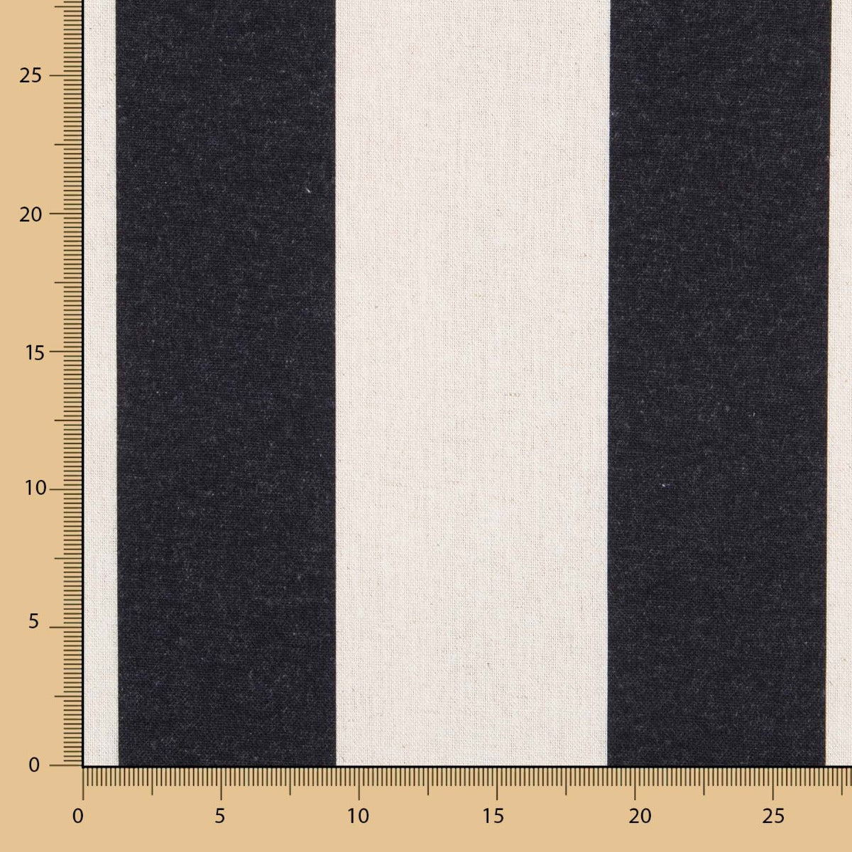 Bedrucktes Segeltuch Maxi Stripe Blau - Ribes y Casals