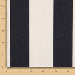 Bedrucktes Segeltuch Maxi Stripe Blau - Ribes y Casals