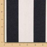 Bedrucktes Segeltuch Maxi Stripe Blau - Ribes y Casals