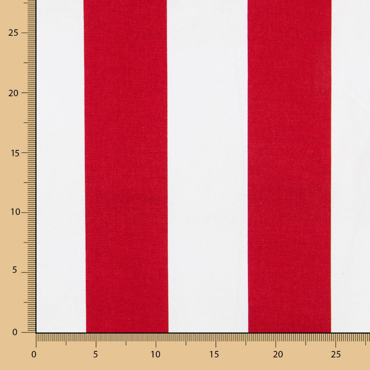 Bedruckte Plane Maxi Stripe Rot - Ribes y Casals