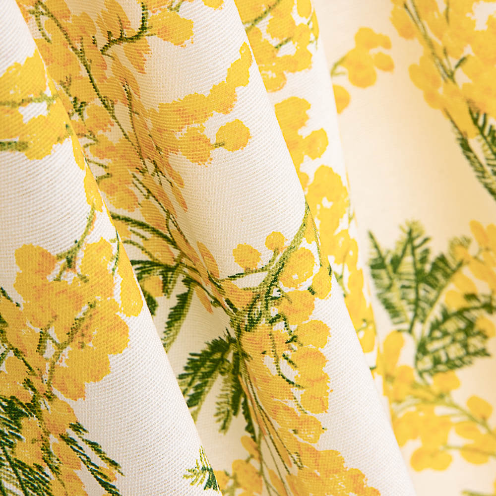 Bedrucktes Segeltuch Mimose - Ribes y Casals