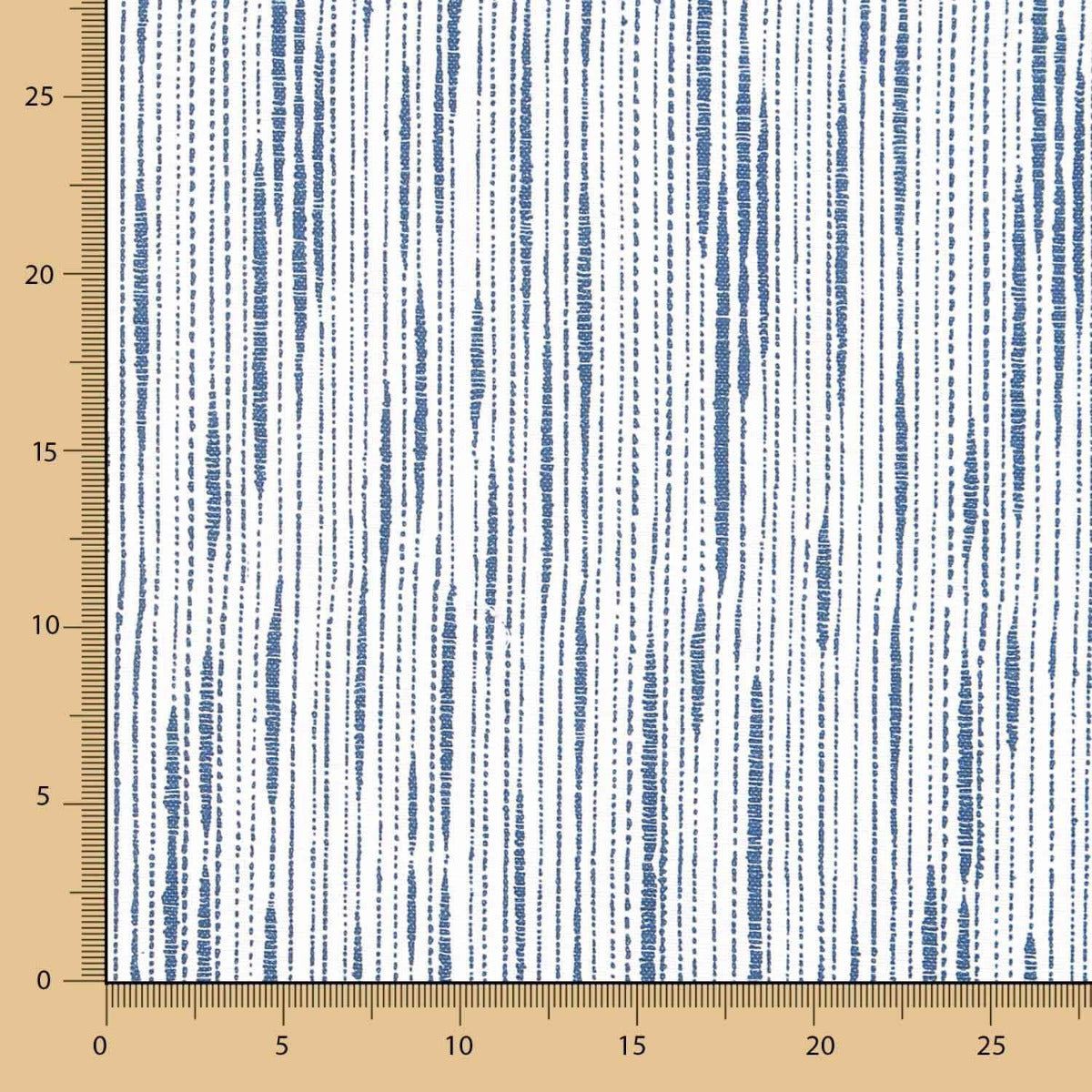 Bedrucktes Segeltuch Multi Stripe Blau - Ribes y Casals