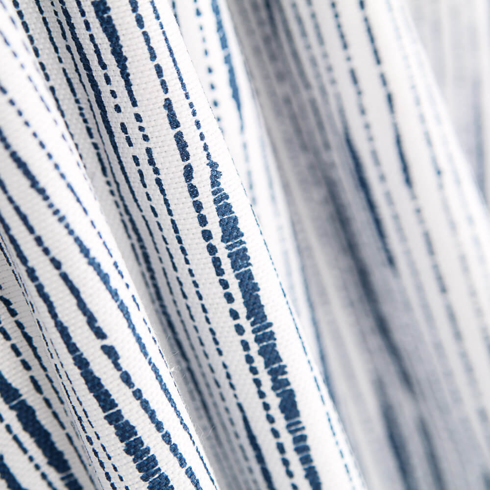Bedrucktes Segeltuch Multi Stripe Blau - Ribes y Casals