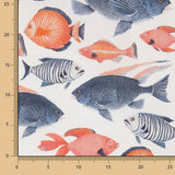 Bedrucktes Segeltuch Fischfarben - Ribes y Casals