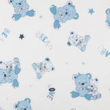 Bedrucktes Segeltuch Teddybär Blau - Ribes y Casals